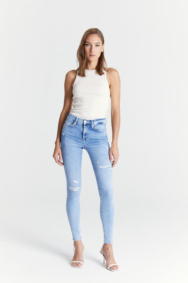 Sophia light blue destroyed COJ Denim