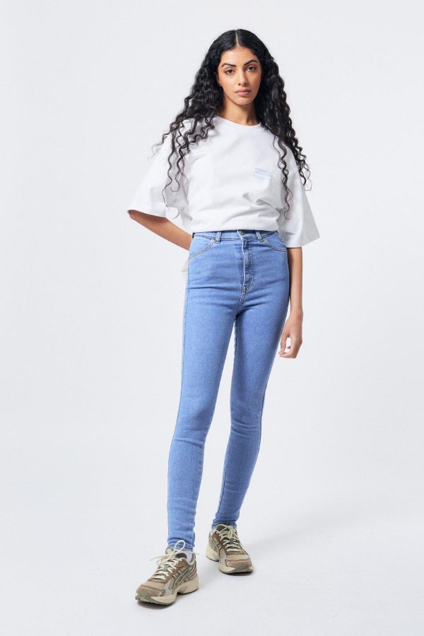 Moxy cape plain light blue dr denim