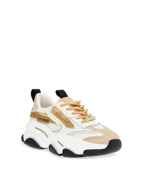 Posession E sneaker wht tan Steve Madden