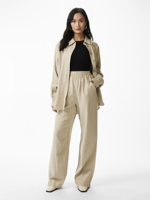 Yasflaxy linnen pantalon