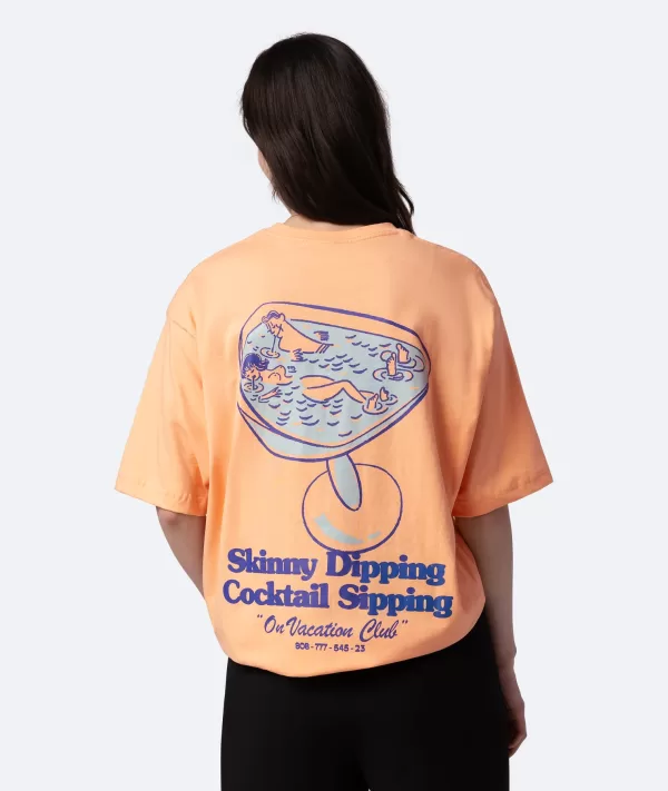 Skinny Dippin' Cocktail Sippin On Vacation t-shirt