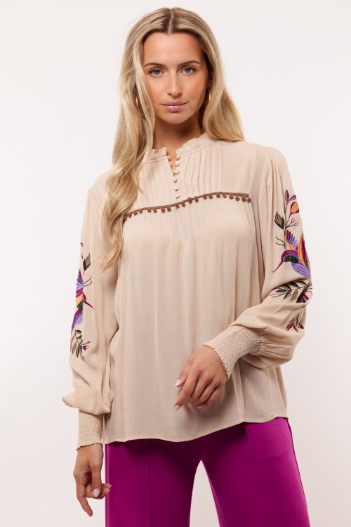 Flore blouse zand Fluresk