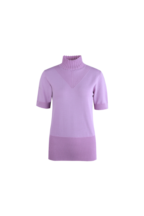 Gavi top light purple fluresk