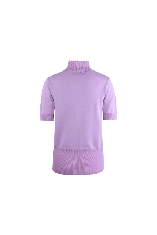 Gavi top light purple fluresk