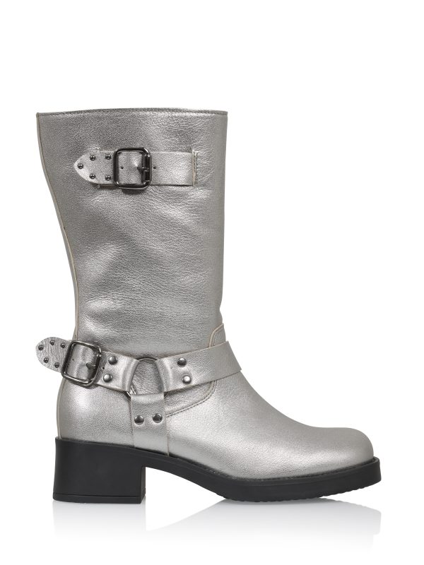 Kiana boots Dwrs Label Zilver