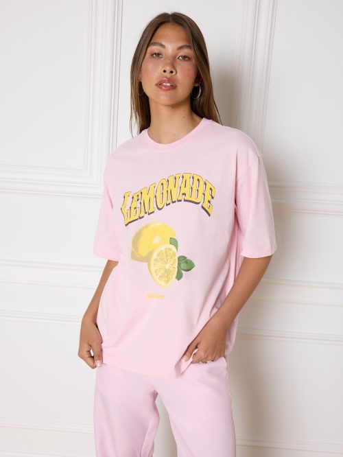 Lemonade t-shirt Bruna Refined Department roze