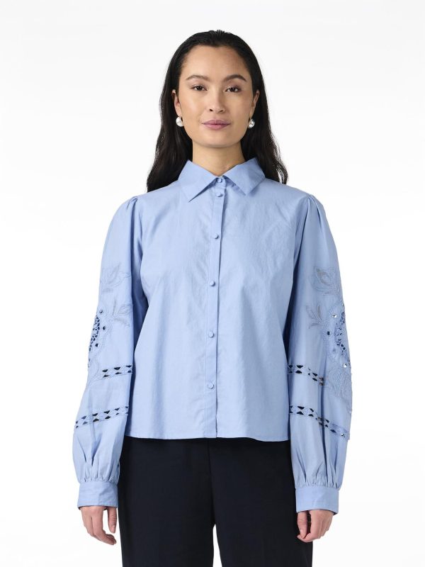 Yasmonella blouse blauw