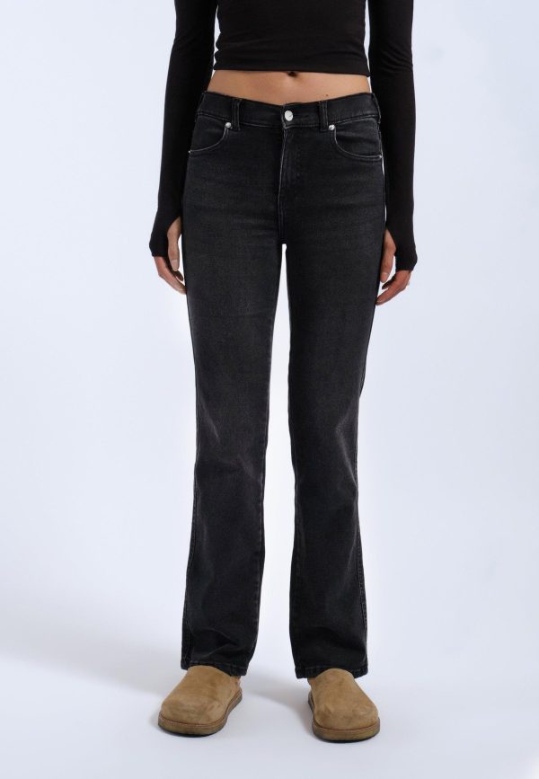 Lexy straight black mist dr. Denim