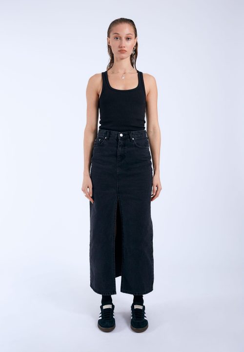 Myra skirt black dr. denim