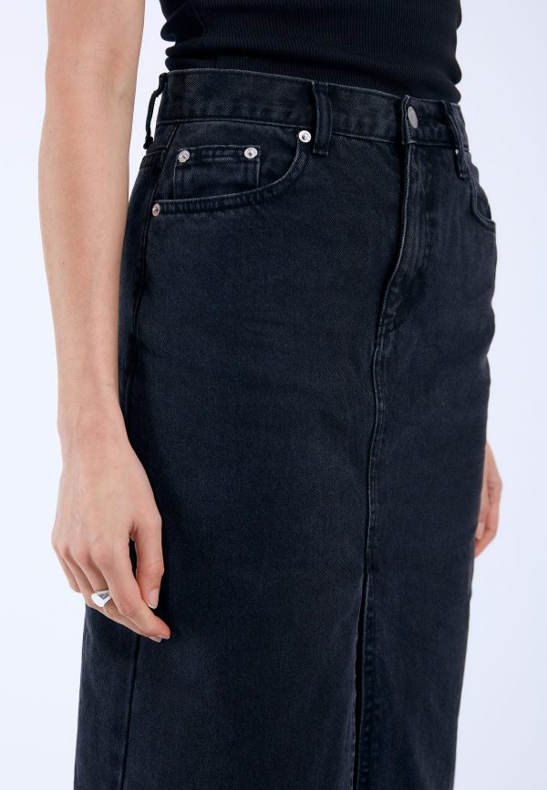 Myra skirt black dr. denim