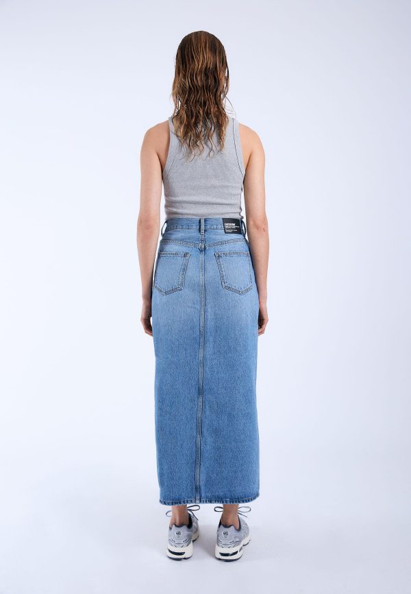 Myra skirt stream sky used dr. denim