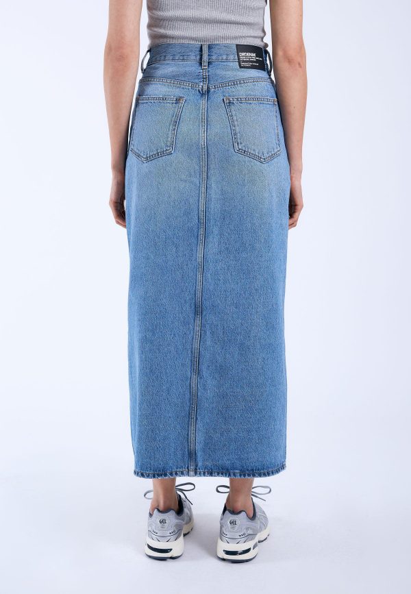 Myra skirt stream sky used dr. denim