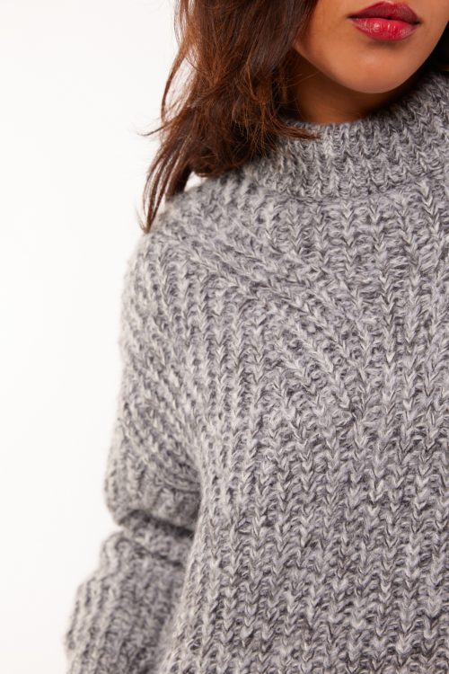 Amaris sweater fluresk grey