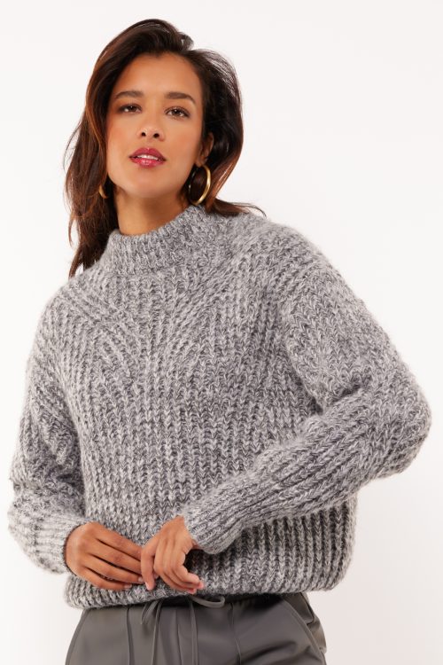 Amaris sweater fluresk grey