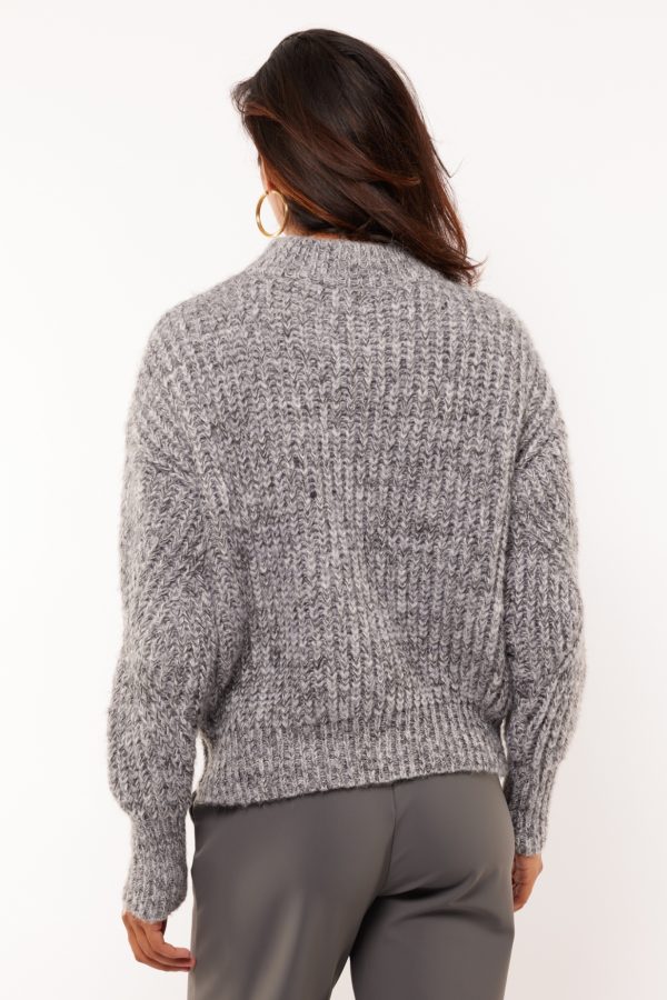 Amaris sweater fluresk grey