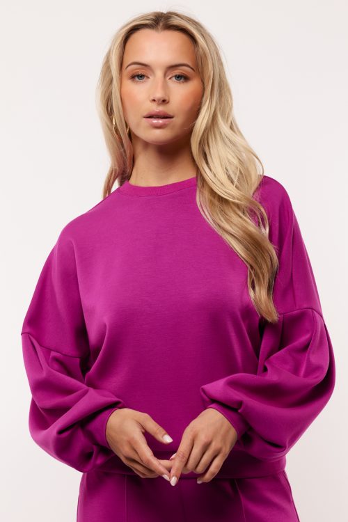 Dee sweater berry Fluresk