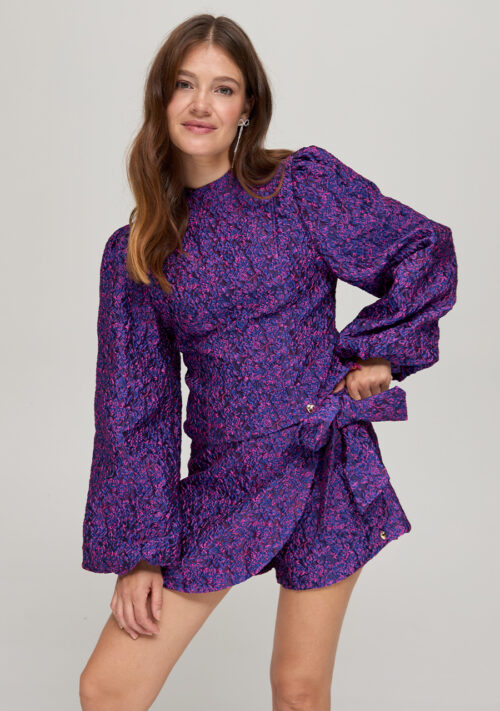 Floor blouse purple Harper and Yve