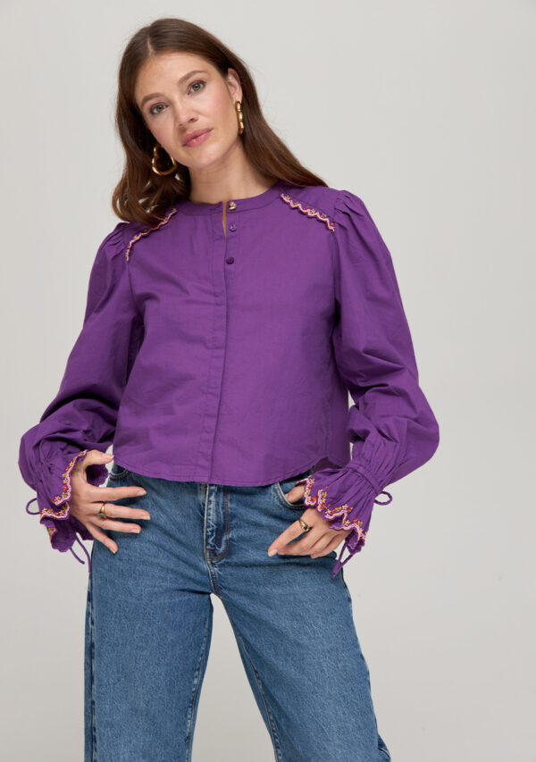 Lily blouse violet Harper and Yve